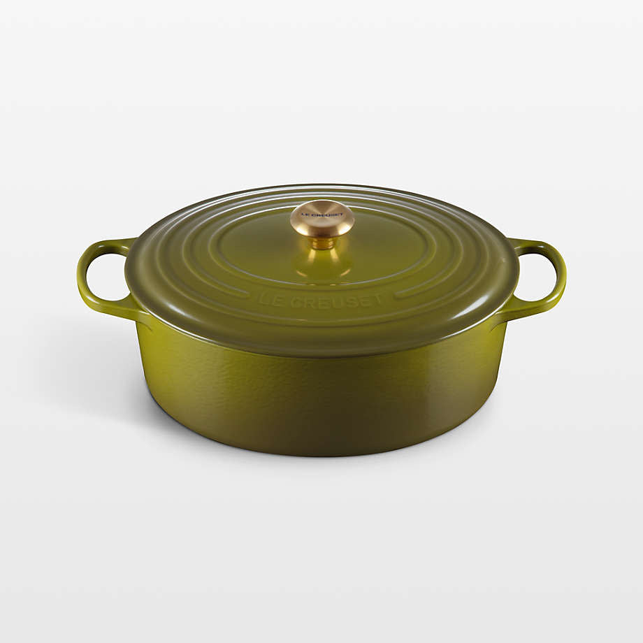 Signature Oval Dutch Oven - Olive - 8 qt | Le Creuset