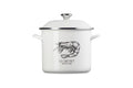 Enamel on Steel Traditional Shrimp Stockpot with Lid, 10 qt. - White | Le Creuset