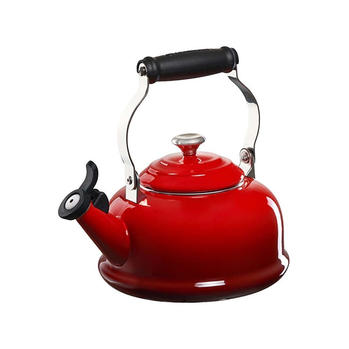 Whistling Kettle - Cerise w/ SS Knob - 1.7 qt | Le Creuset