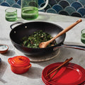 Toughened Nonstick PRO 12" Stir Fry Pan with Helper Handle - 12" | Le Creuset