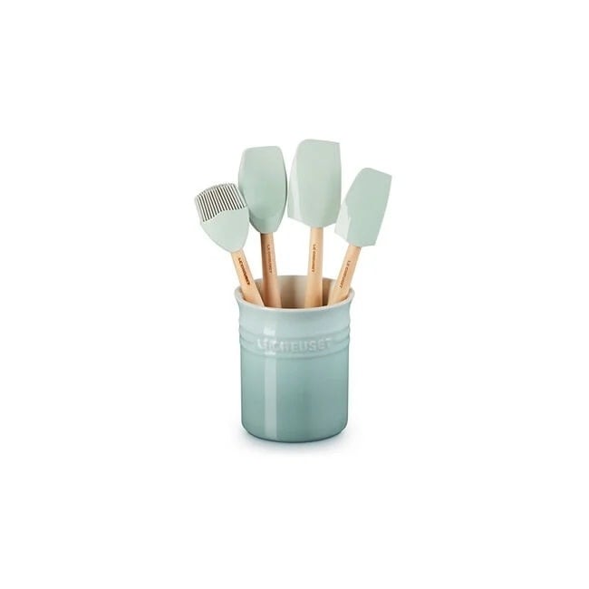 Craft Series 5-Piece Utensil Set with Crock - Sea Salt | Le Creuset