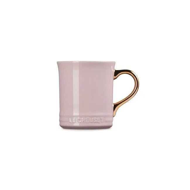 Holly London Mug with Gold Detail - White - 12 oz | Le Creuset