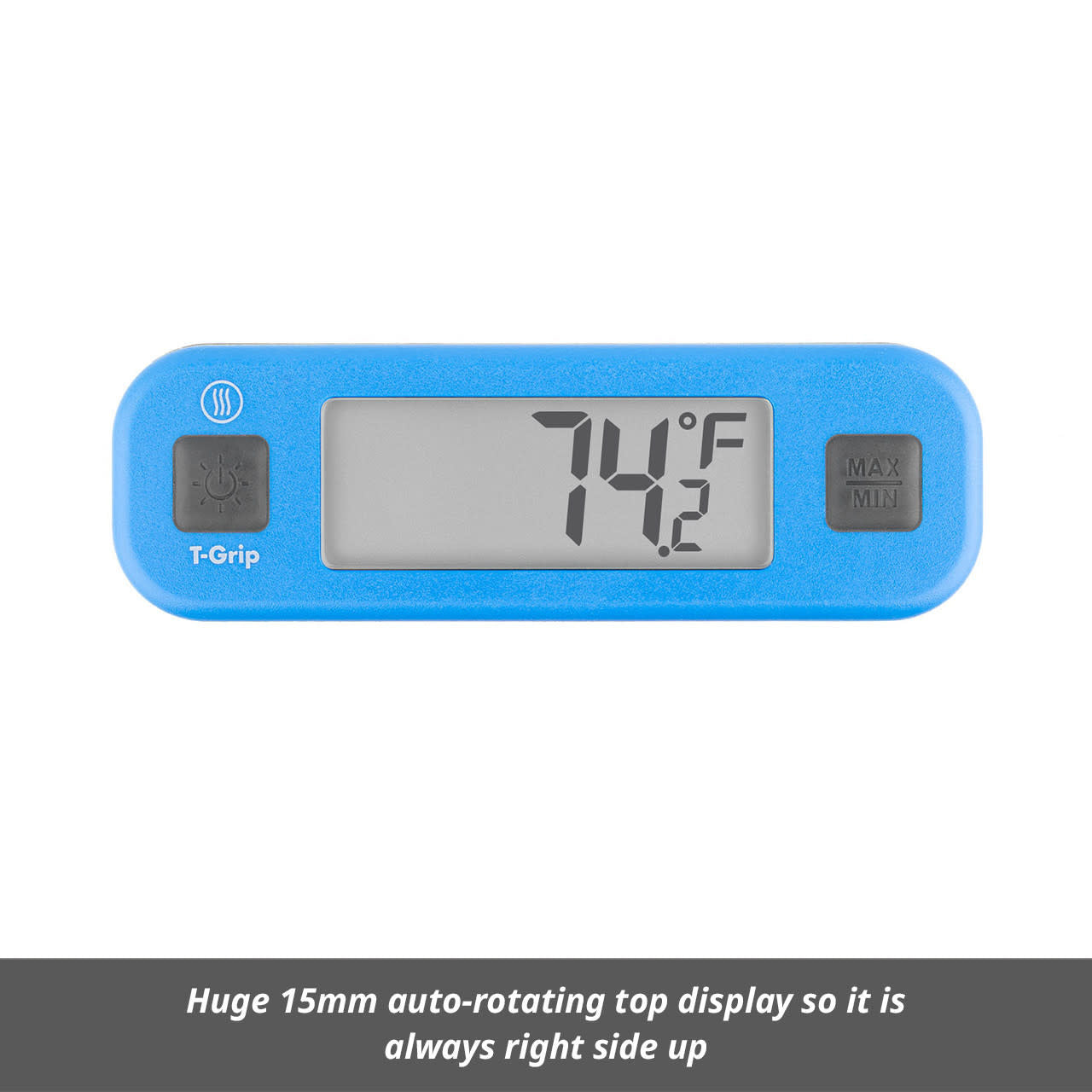 T-Grip Heavy Duty Waterproof Thermometer, 36-Inch, Blue