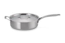 Essential Stainless Steel Saute Pan Ss Lid 4.5 Qt | Le Creuset