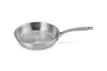 Essential Stainless Steel Shallow Round Fry Pan 10 In | Le Creuset