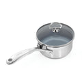 Induction 21 Steel Ceramic Coated Saucepan with Lid (1 Qt.) | Chantal