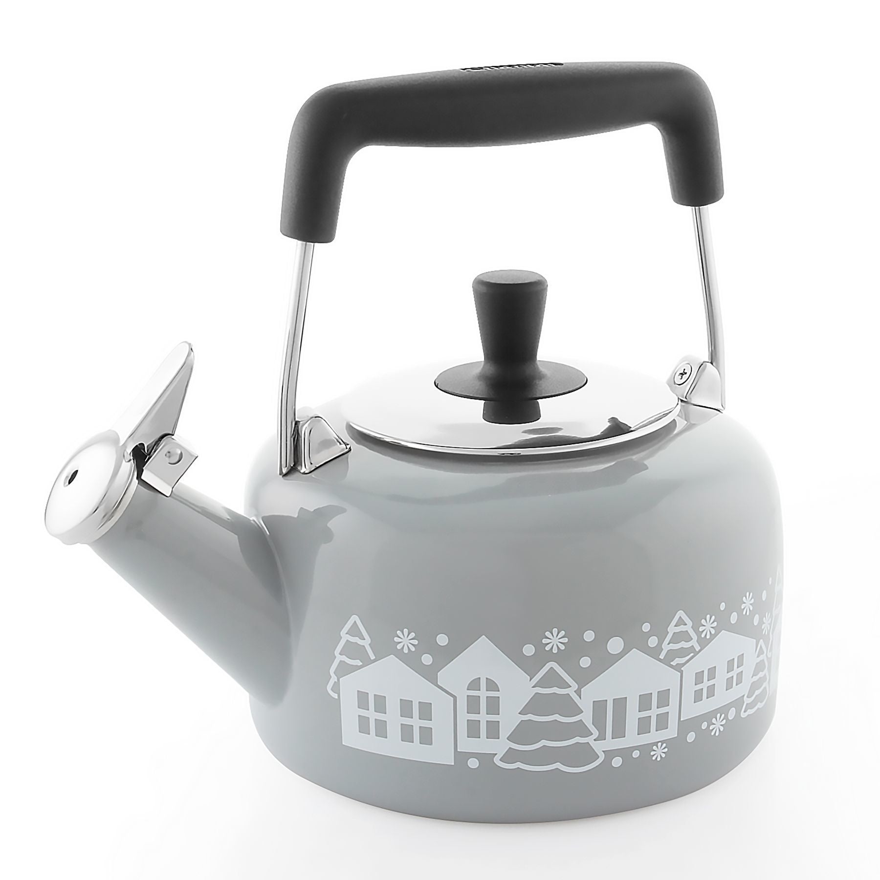 Enamel-on-Steel Sven Teakettle (1.4 Qt) - Mountain Village FY | Chantal