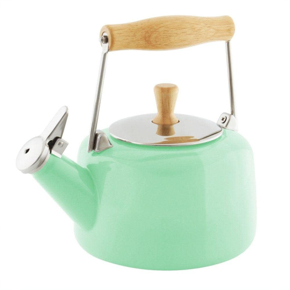 Enamel-on-Steel Sven Teakettle (1.4 Qt) - Mint Green | Chantal