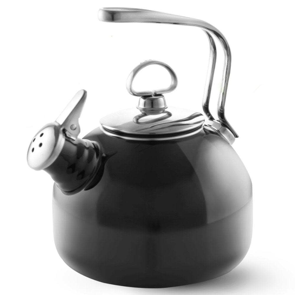 Enamel-on-Steel Classic Teakettle (1.8 Qt.) - Black | Chantal