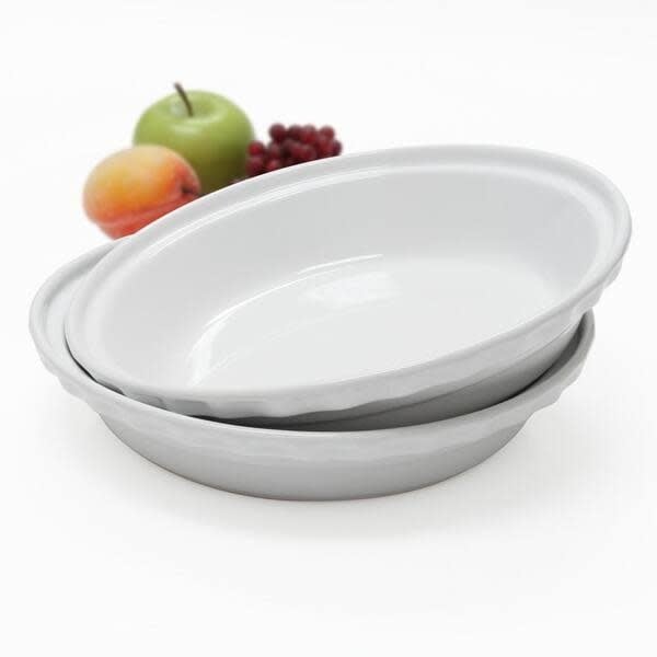 Deep Dish Pie Dish (9 1/2 In.) - White | Chantal