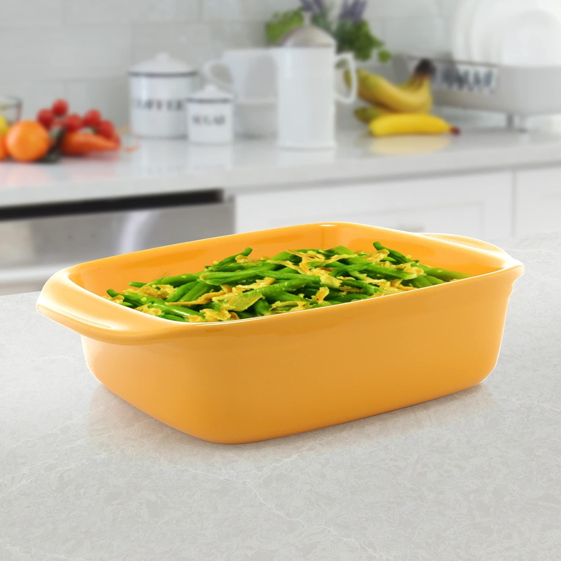 Classic Square Baker (8 inch/2 qt.) - Marigold | Chantal