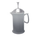 Ceramic French Press (28oz) with Stainless Steel Plunger Screen & Lid - Ombre Fade Grey | Chantal