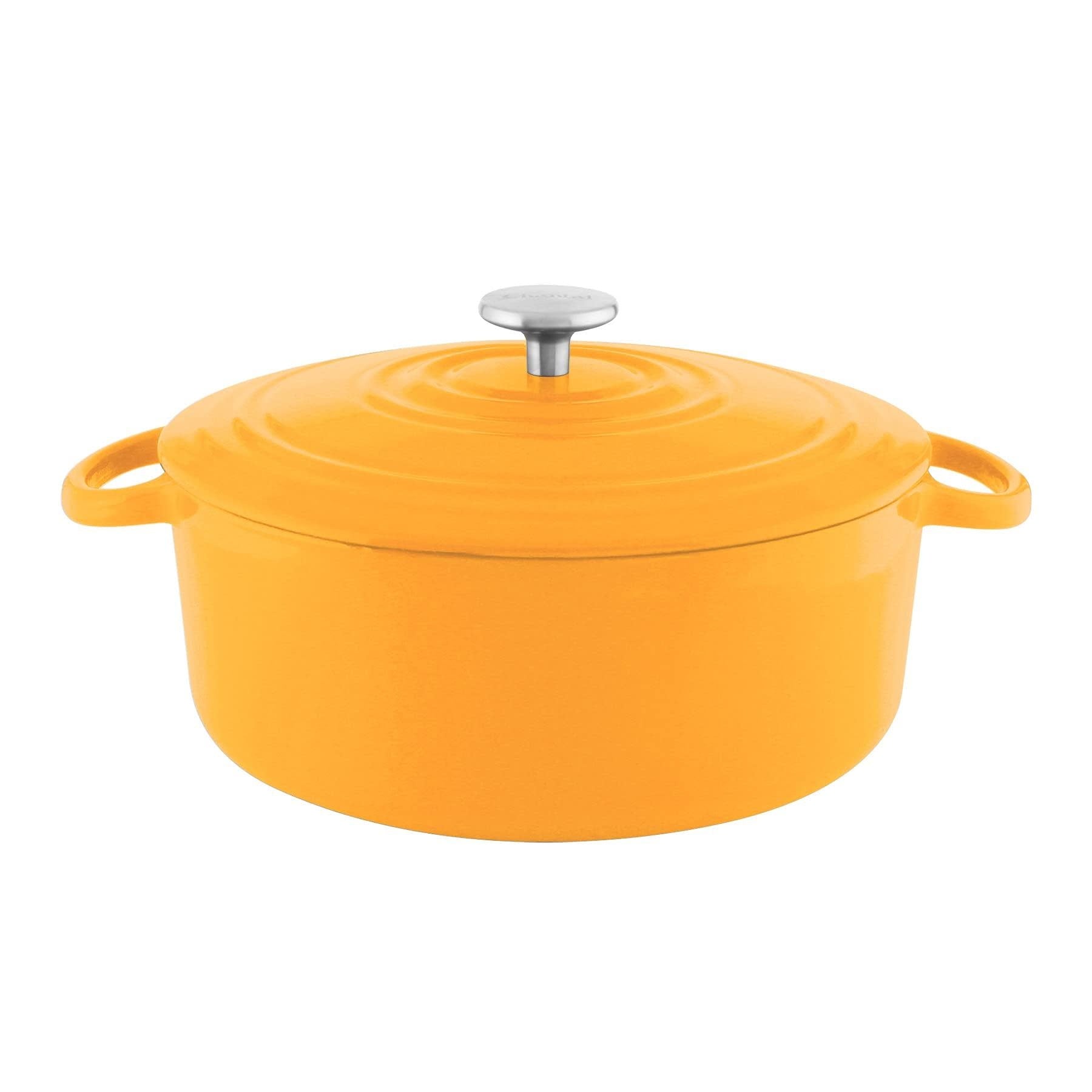 Cast Iron Dutch Oven (7 Qt.) - Marigold | Chantal