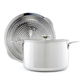 3.Clad 7 Qt. Stockpot & Steamer | Chantal