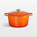 Signature Deep Round Oven, Flame - 6.5 qt. | Le Creuset
