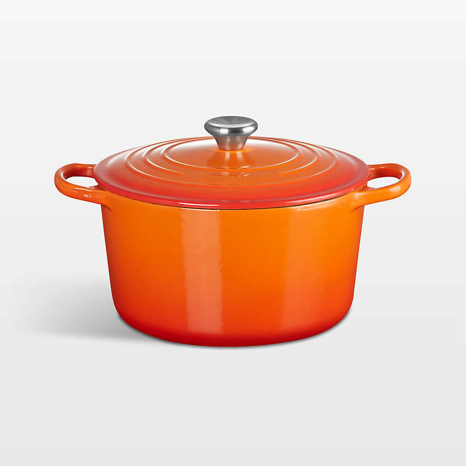 Signature Deep Round Oven, Flame - 6.5 qt. | Le Creuset