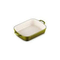 Signature Rectangular Roaster - Olive - 5.25 qt. (11.7" x 16.8”) | Le Creuset