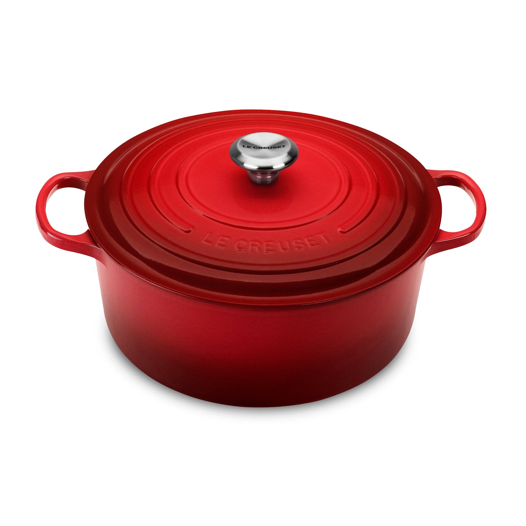 Signature Round Dutch Oven - Cerise - 7.25 qt | Le Creuset
