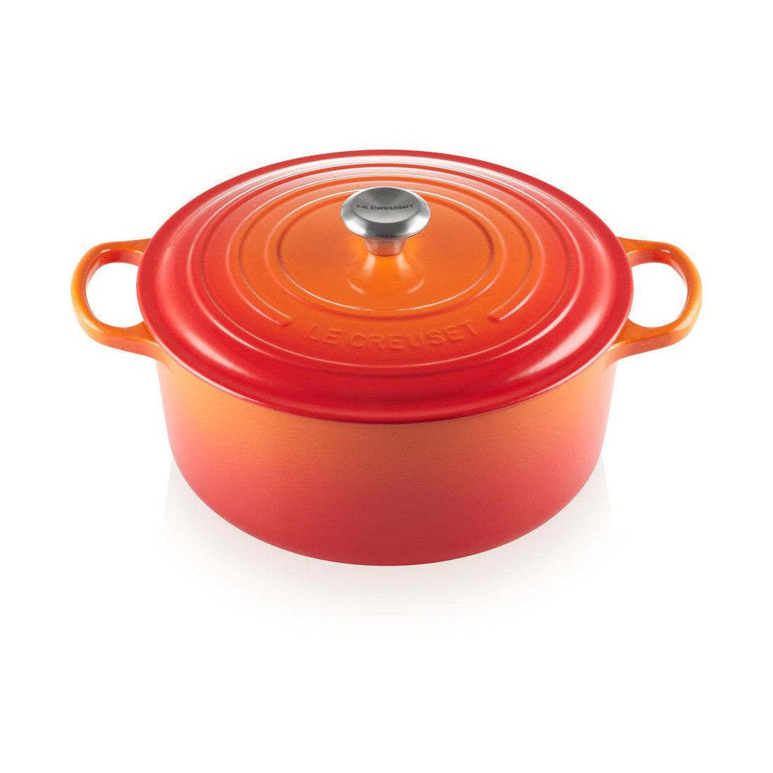 Signature Round Dutch Oven - Flame - 9 qt | Le Creuset