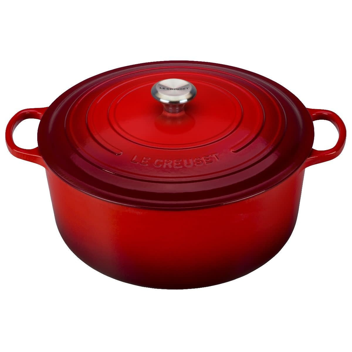 Signature Round Dutch Oven - Cerise - 13.25 qt | Le Creuset