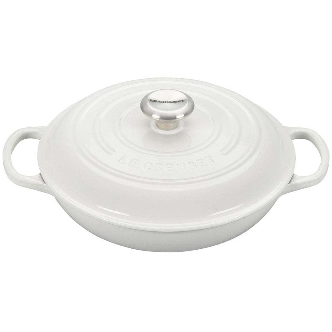 Signature Braiser - White - 3.5 qt | Le Creuset