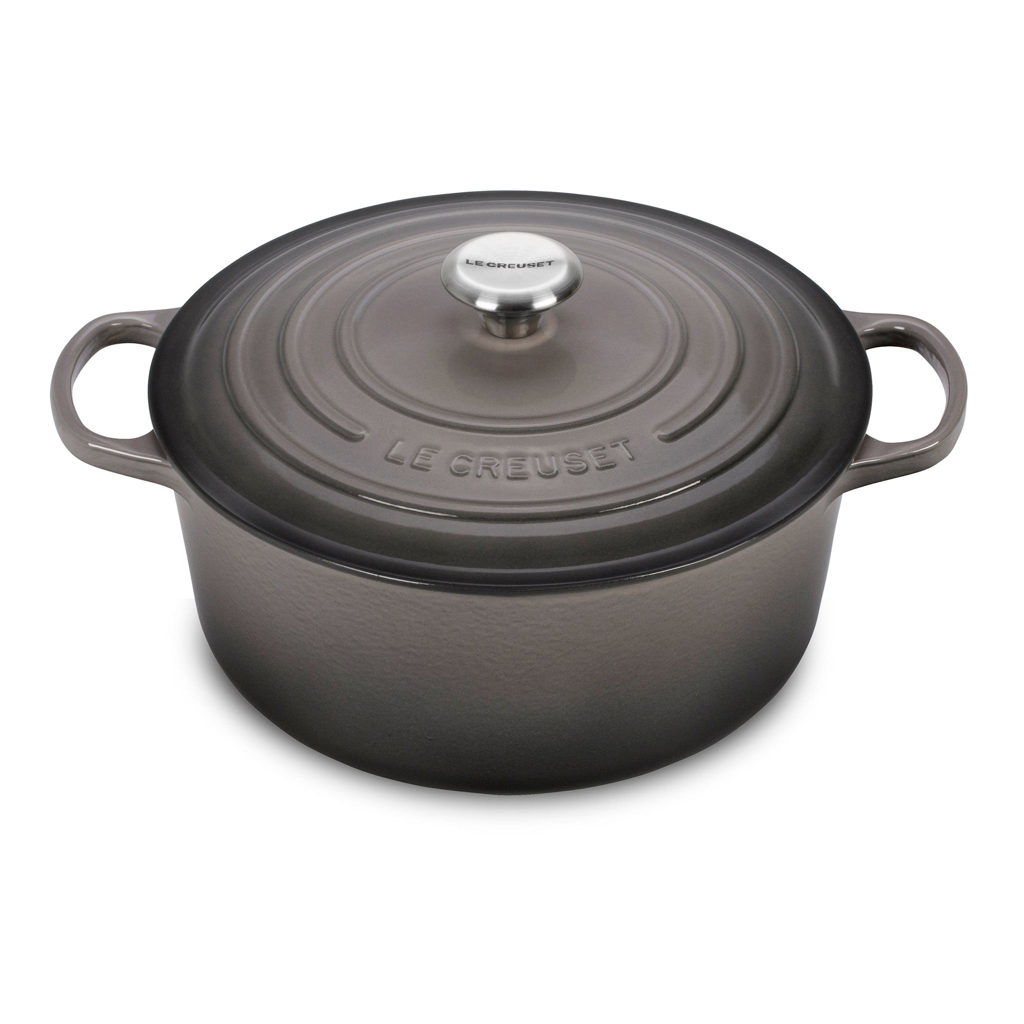 Signature Round Dutch Oven - Oyster - 9 qt | Le Creuset