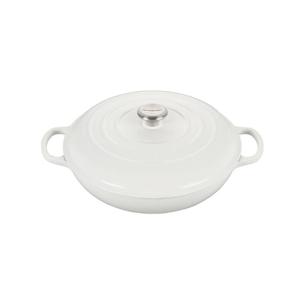 Signature Braiser - White - 5 qt | Le Creuset