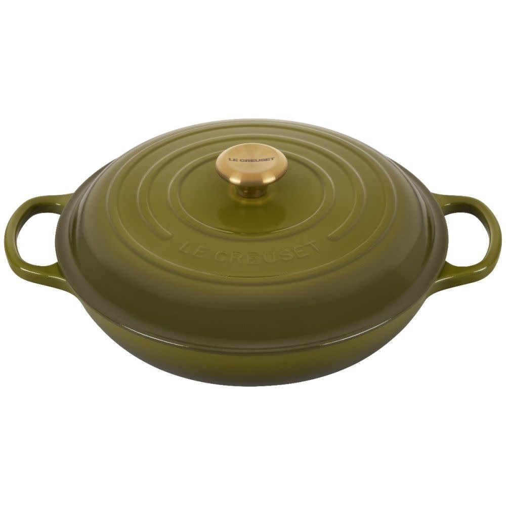 Signature Braiser - Olive - 3.5 qt | Le Creuset