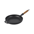 Signature Round Fry Pan 10.25 In Wood Handle Licorice | Le Creuset