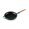 Signature Round Fry Pan 10.25 In Wood Handle Artichaut | Le Creuset