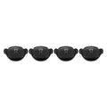 Set of 4  Mini Round Braiser 1/3 QT Matte Black Ss Knob | Le Creuset