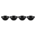 Set of 4 Mini Round Braiser Base 1/3 QT Matte Black | Le Creuset