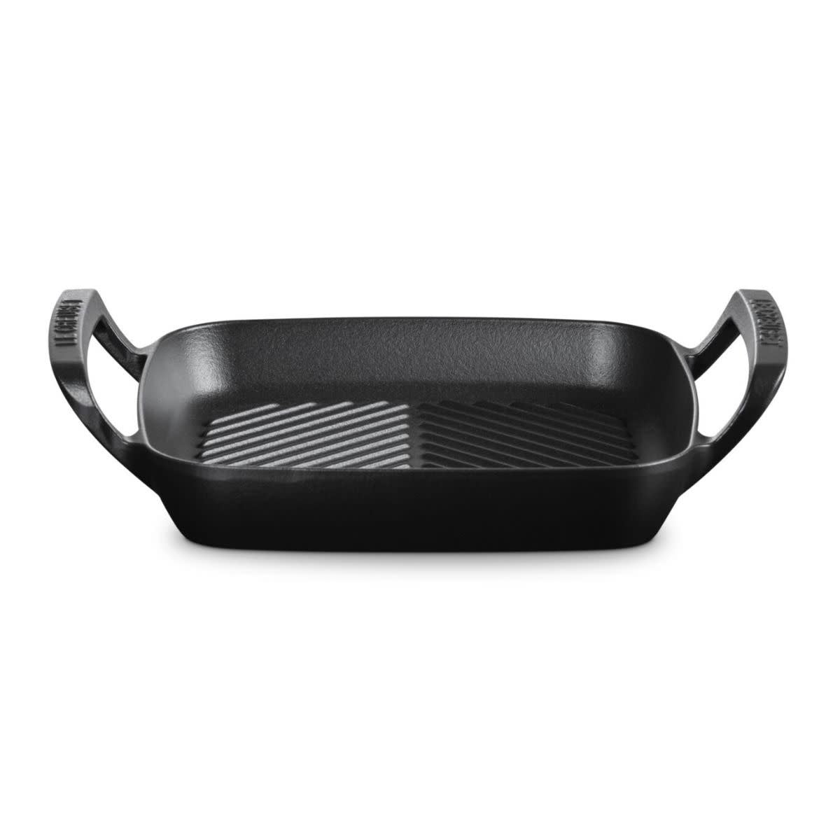 Alpine Outdoor Square Grill - Matte Black - 10.25" | Le Creuset