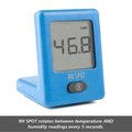 RH SPOT - The Temperature & Humidity Everywhere Thermometer, Blue