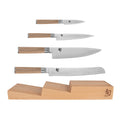 Classic Blonde 5 Pc In-Drawer Set: Paring 3.5", Utility 6", Chef's 8", Bread 9"and 7-Slot In-Drawer Tray. | Shun