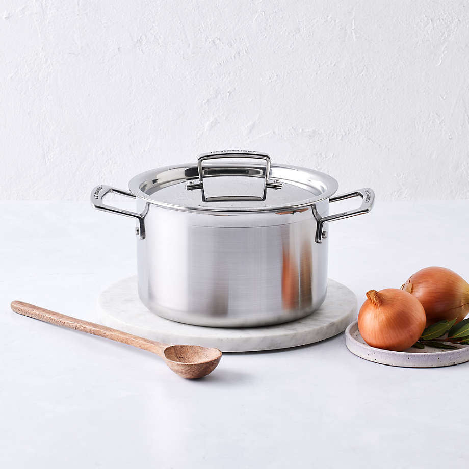 Classic Stainless Steel Stockpot - 6.25 qt | Le Creuset