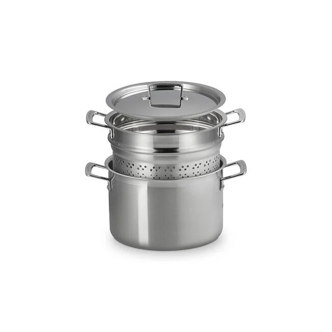 Classic Stainless Steel Multipot - 7.5" | Le Creuset