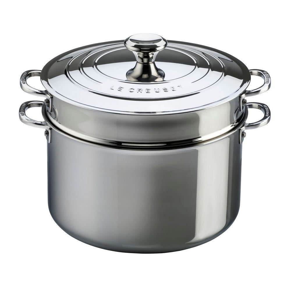 9 qt. Stockpot with Lid & Deep Colander Insert (10") | Le Creuset
