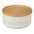 Canister with Wood Lid - White - 23 oz | Le Creuset