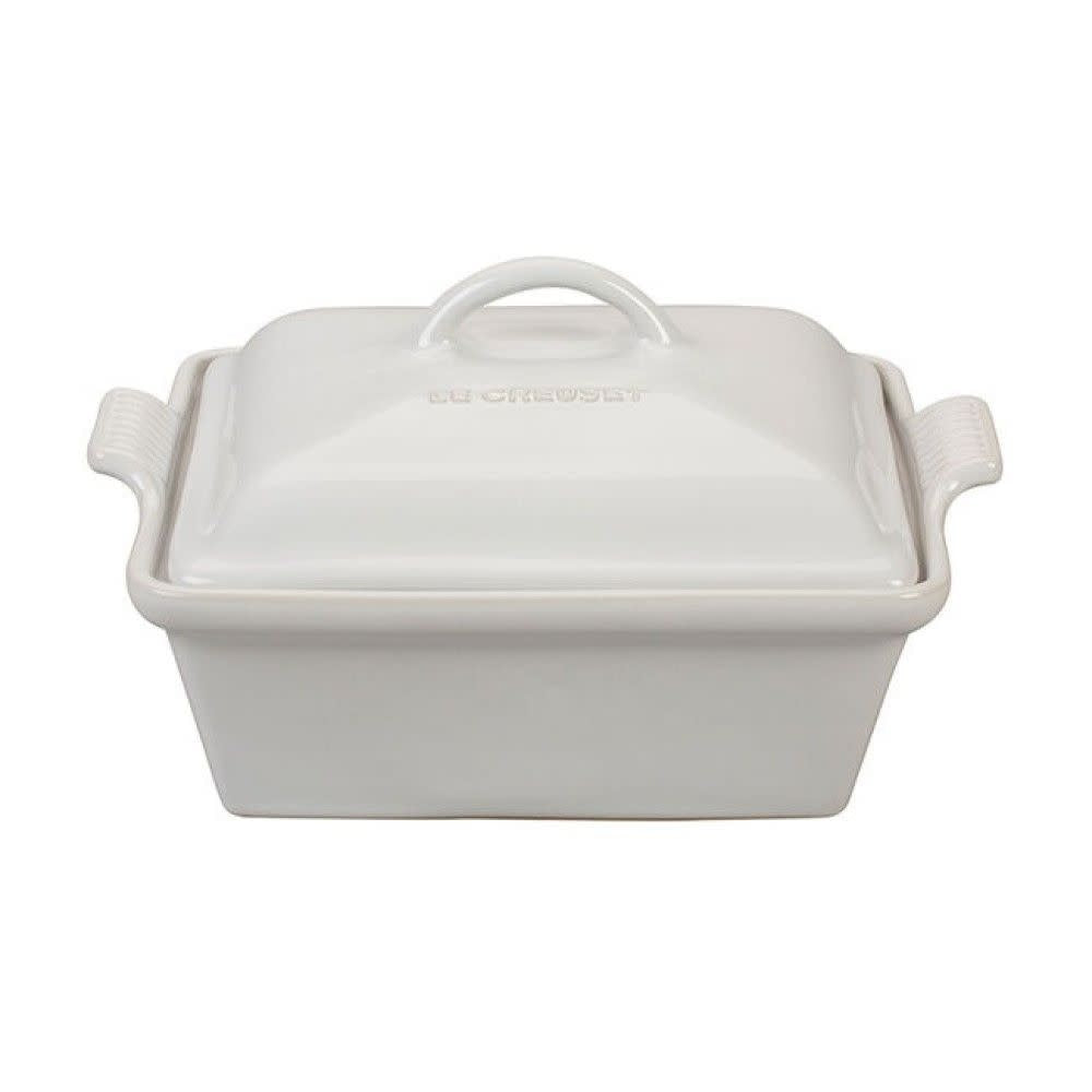 Heritage Covered Square Casserole - White - 2.5 qt | Le Creuset