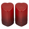 Figural Heart Salt & Pepper Shaker Set of 2 - Cerise - 4 oz | Le Creuset