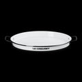 Everyday Enamel Oval Tray - White - 24" | Le Creuset