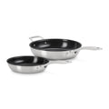 2 Piece Set Essential Stainless Steel Non-Stick Fry Pan (9.5"& 11") | Le Creuset