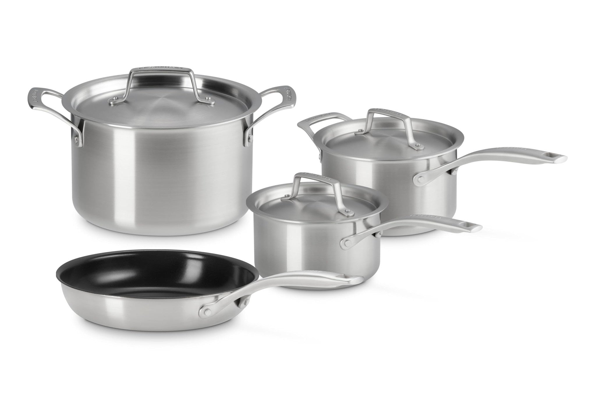 7 Piece Set Essential Stainless Steel | Le Creuset