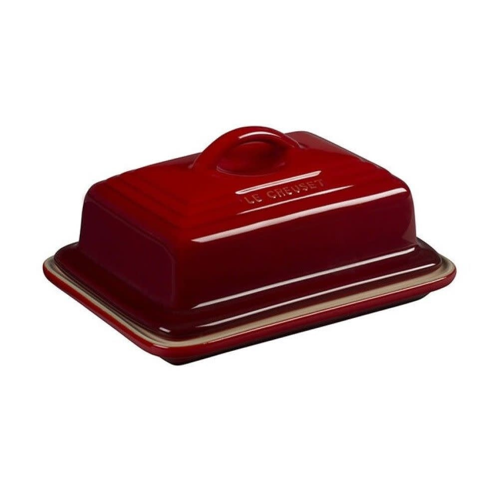 European Butter Dish - Cerise - 6.75" x 5" x 3.5" | Le Creuset