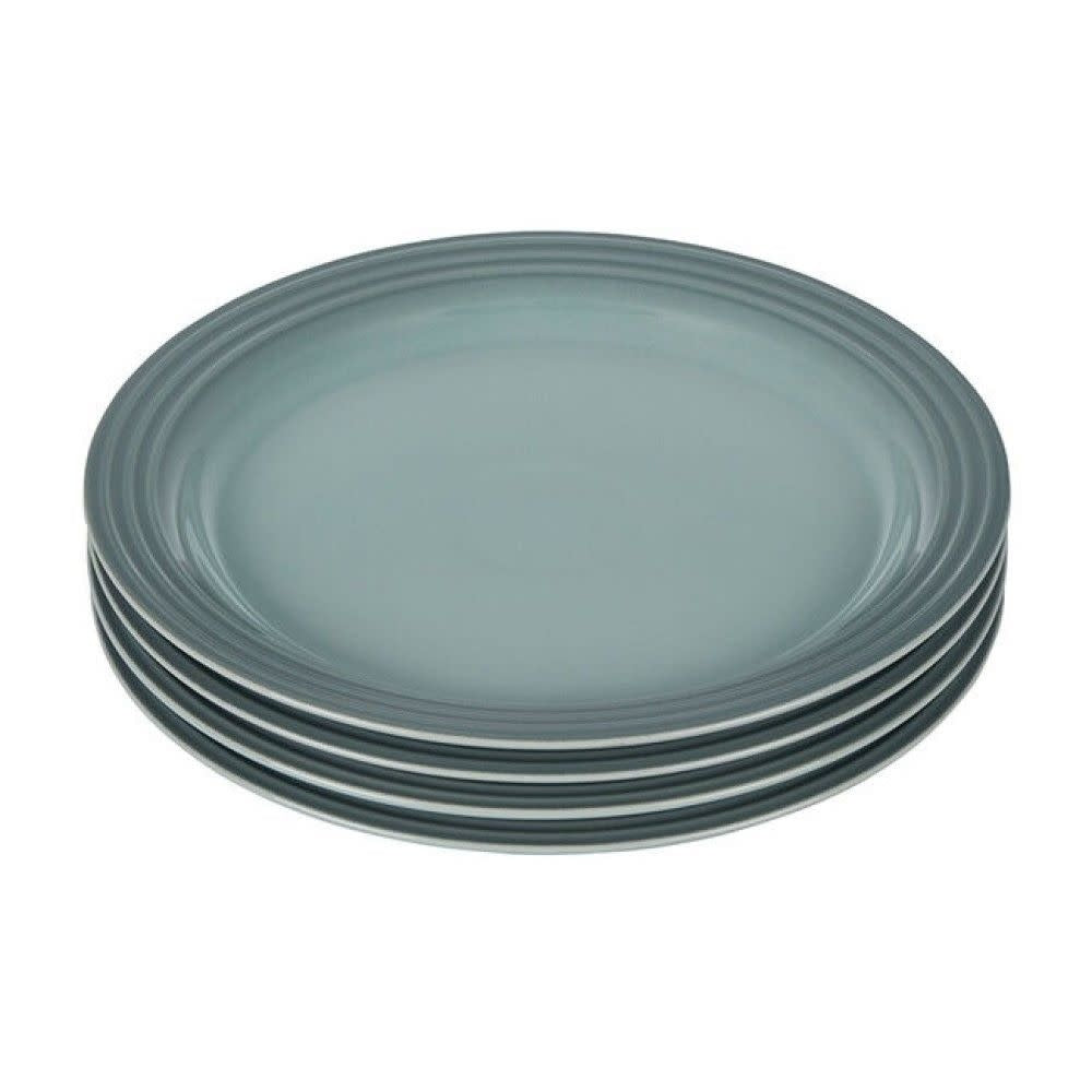 Set of (4) 10.5" Dinner Plates - Sea Salt - 10.5" | Le Creuset