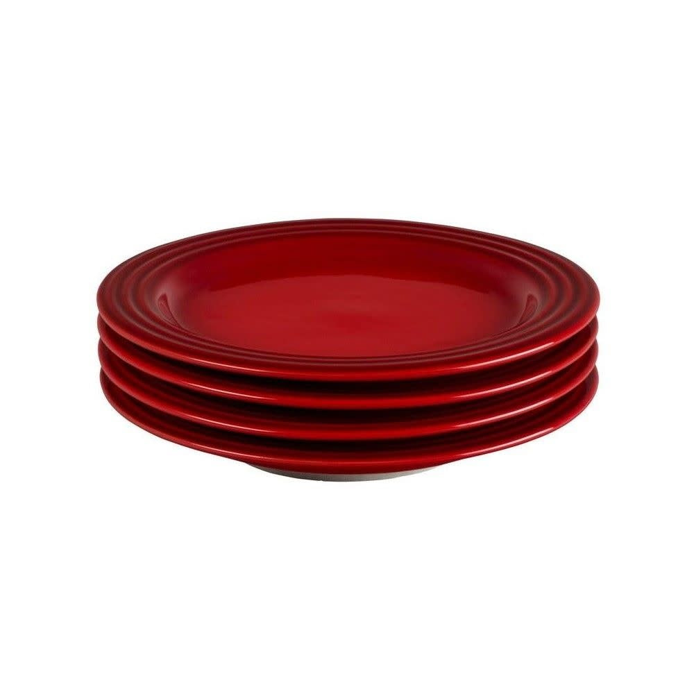 Set of (4) 8.5" Salad Plates - Cerise - 8.5" | Le Creuset