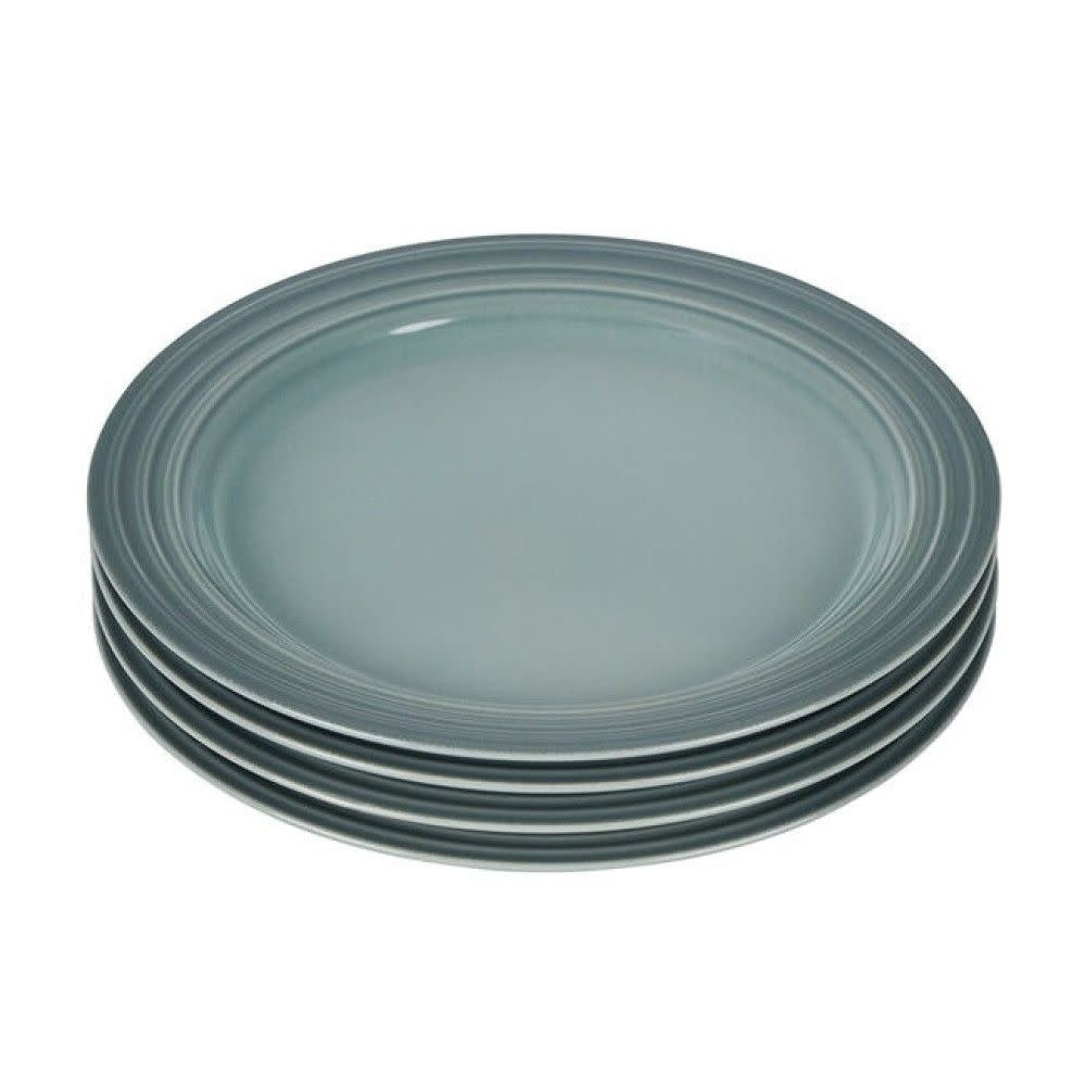 Set of (4) 8.5" Salad Plates - Sea Salt - 8.5" | Le Creuset