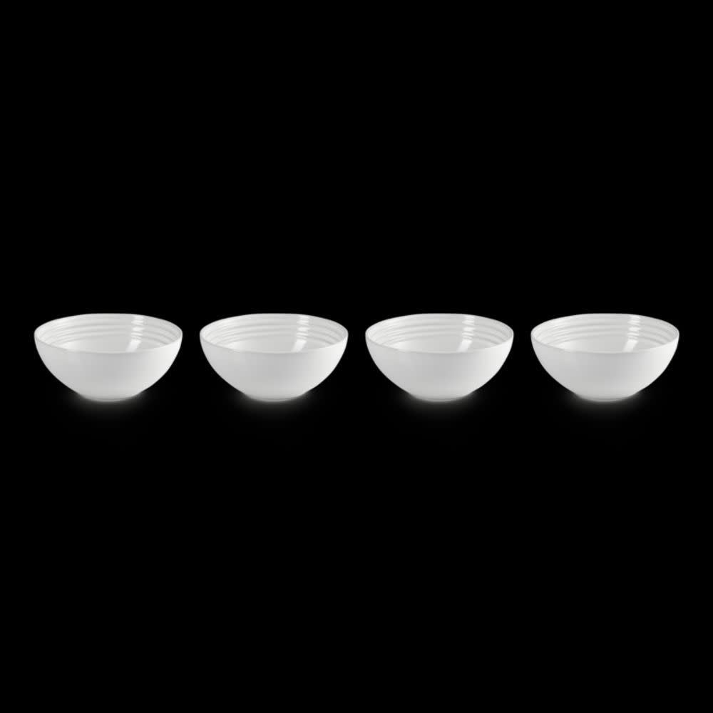 Set of (4) 22 oz. Soup Bowls - White | Le Creuset