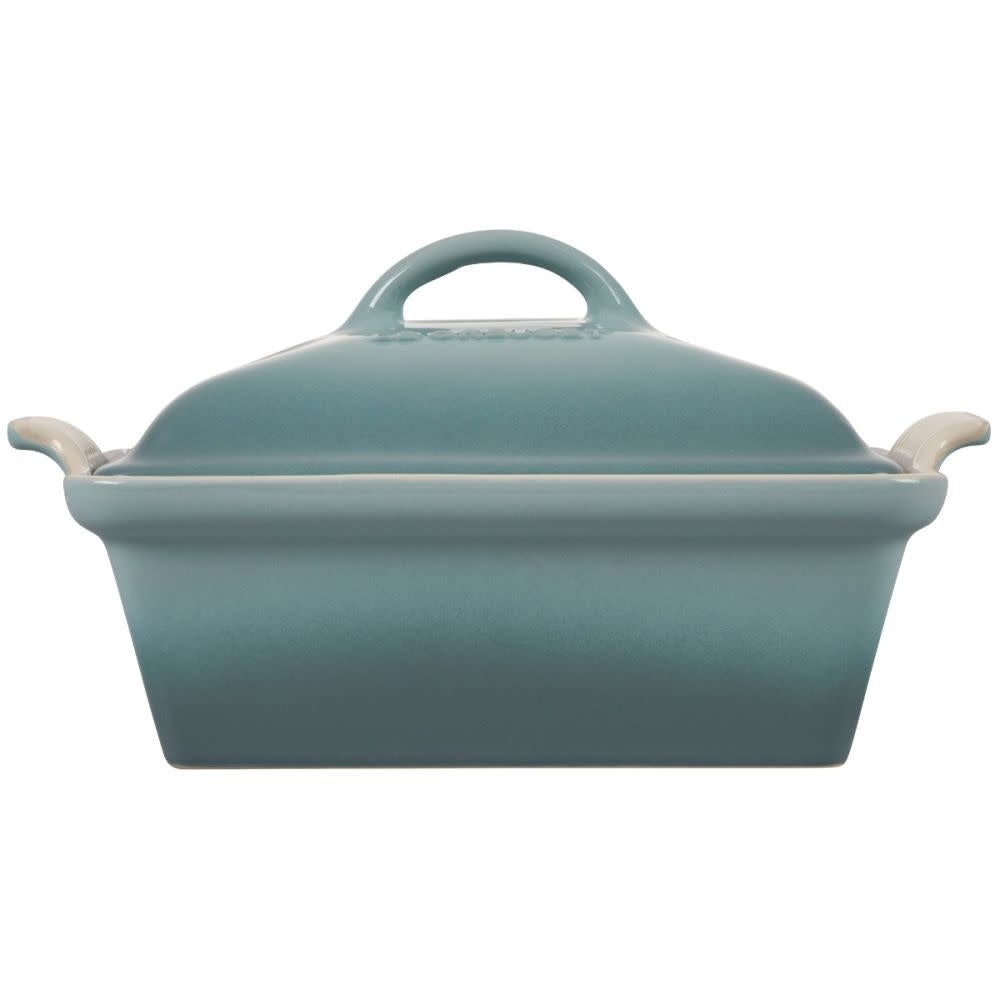 Heritage Covered Square Casserole - Sea Salt - 2.5 qt | Le Creuset